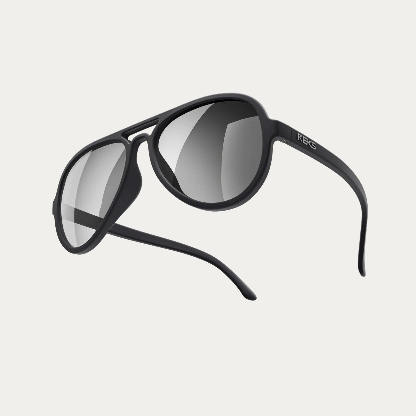 Reks | Aviator Polarized Polycarbonate Sunglasses Smoke