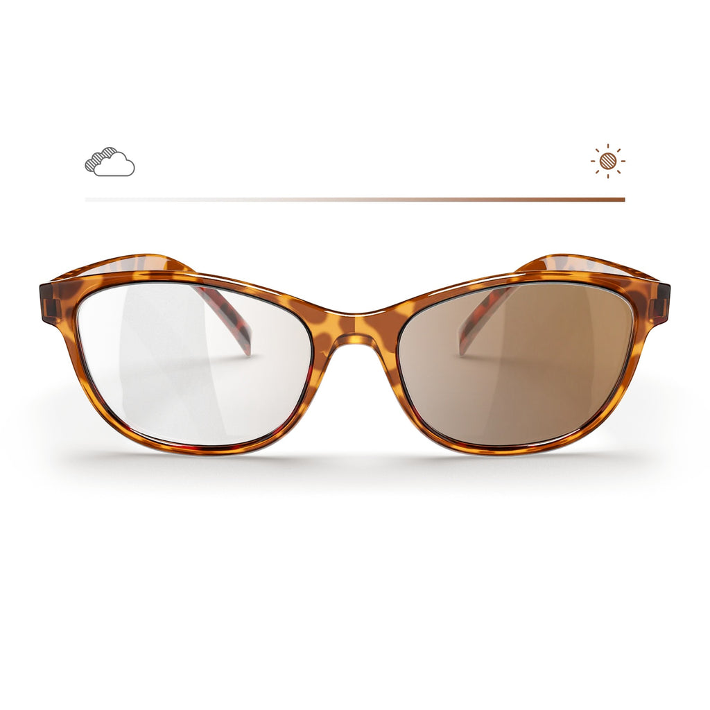 Tortoise Oval Prescription Transitions® Trivex® Signature