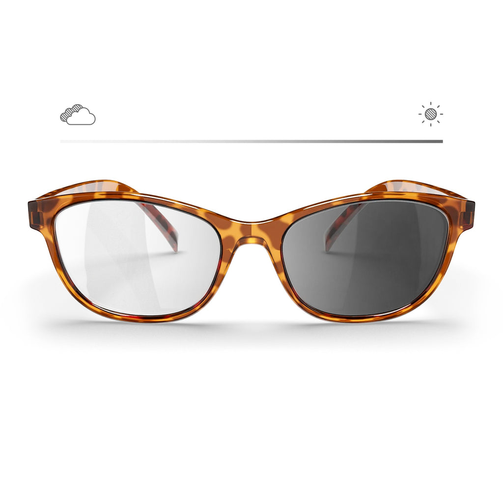 Tortoise Oval Prescription Transitions® XTRActive Polarized