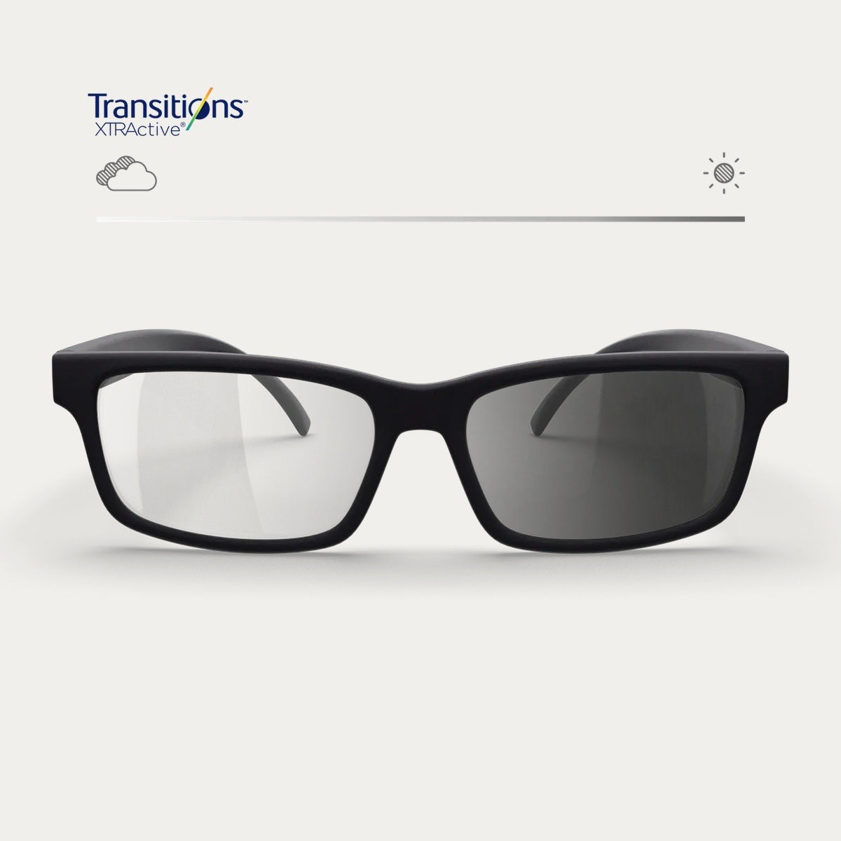 Rectangle Transitions® Trivex® XTRActive Polarized