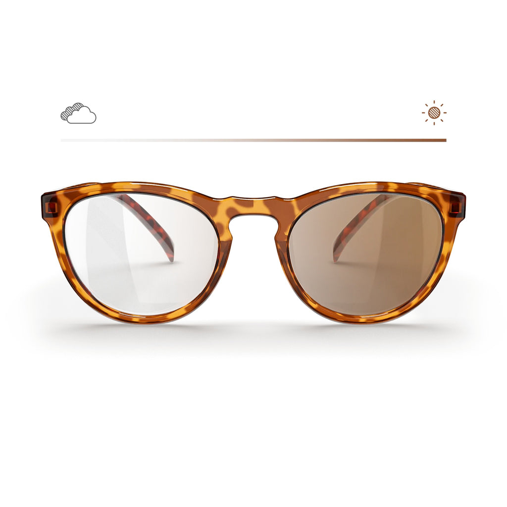 Tortoise Round Prescription Transitions® Trivex® Signature