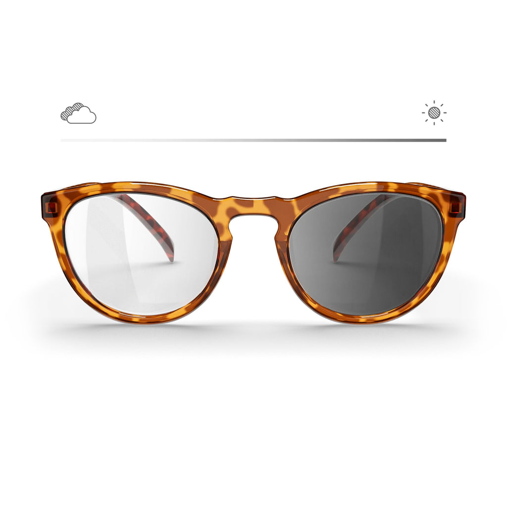 Tortoise Round Prescription Transitions® XTRActive Polarized