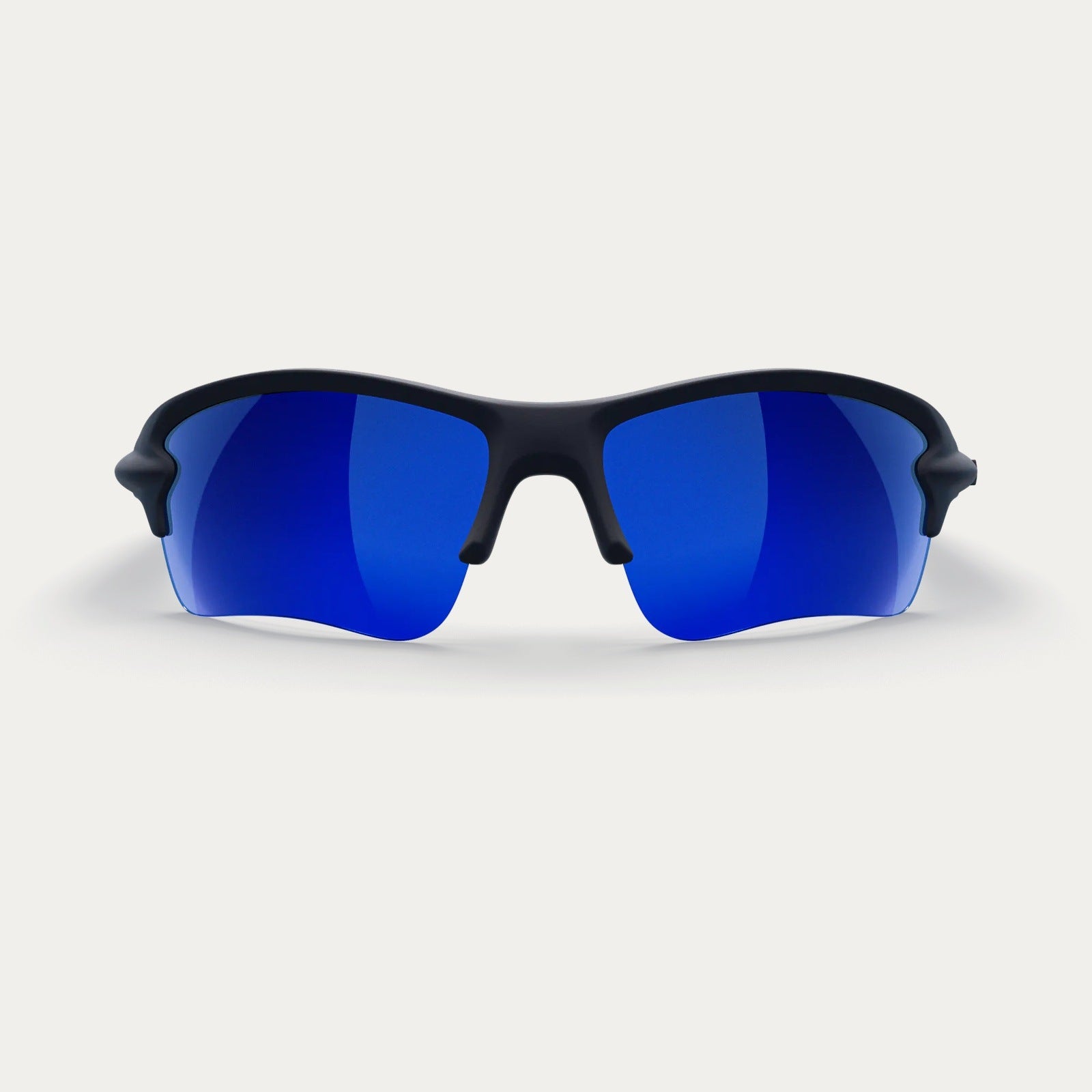 Reks | Sling Blade Polarized Polycarbonate Sunglasses Blue Mirror
