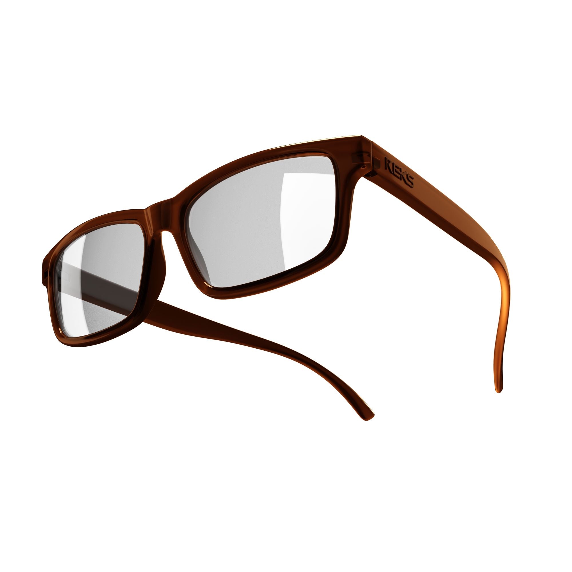 Rectangle Brown Trivex Eyeglasses – REKS®