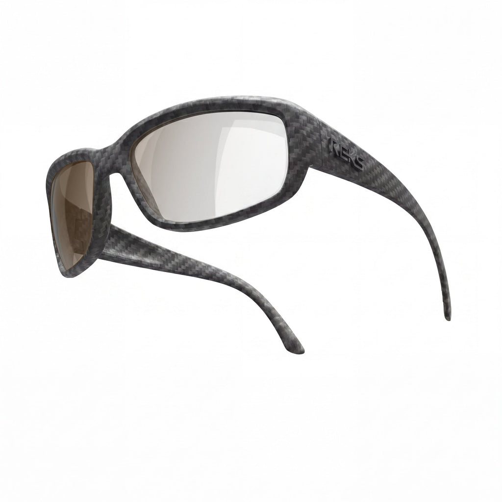 Wrap Large Carbon Kontrast® Pickleball Photochromic Prescription Lens